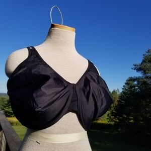 Bali Women's Bra Size 42DDD Black Unlined Plus Size Full Coverage Wired 3385 NEW